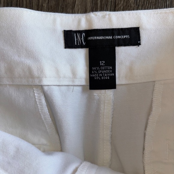 Inc international concepts size 12 shorts white - Picture 3 of 5